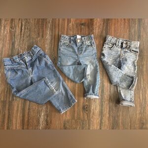Kids Blue Denim Jeans bundle. Cat & Jack. Old Navy. Blues in Motion. 2T/18-24mo